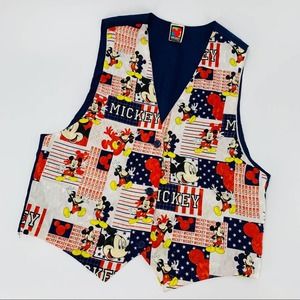 Mickey Patriotic Vest - Classic Red White And Blue